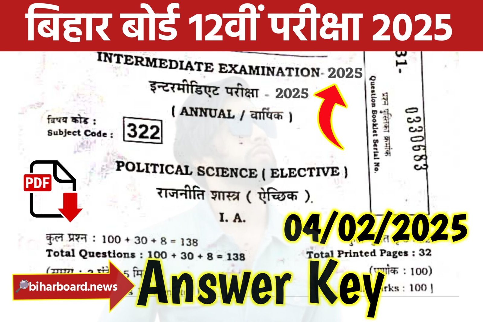 Bihar Board 12th Political Science Exam 2025