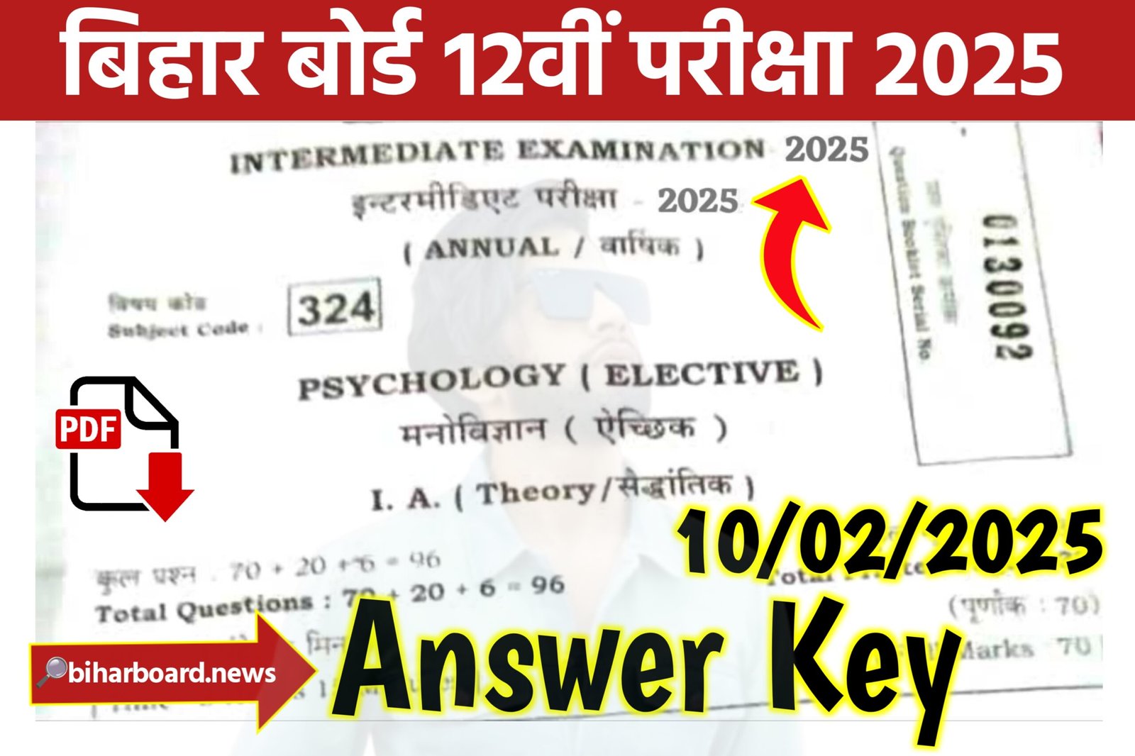 Bihar Board 12th Psychology Exam 2025