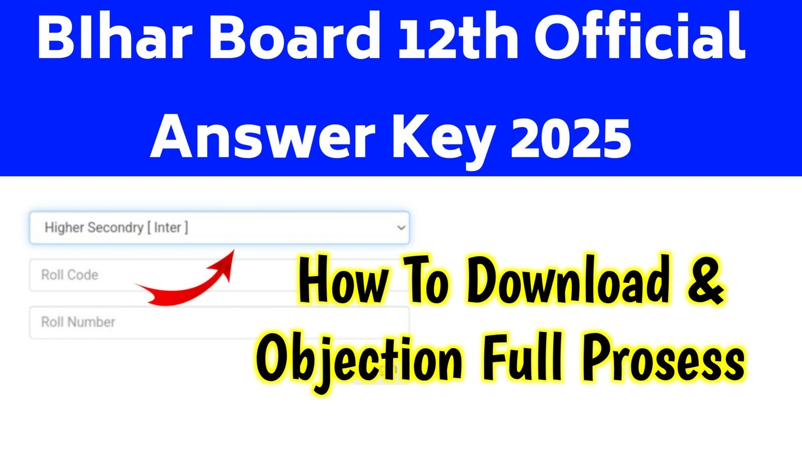Bihar Board BSEB Class 12th Answer Key 2025 Out