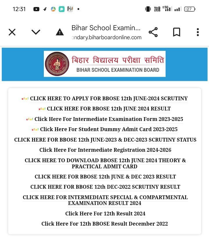 Bihar Board Inter Result Date 2025 ? @biharboardonline.com