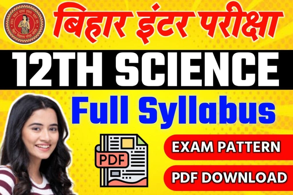 Bihar Board 12th Science Syllabus