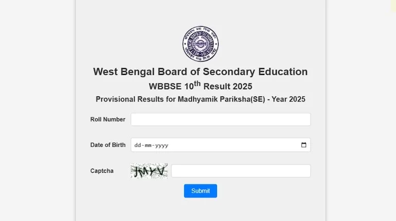 WB Madhyamik Result 2025