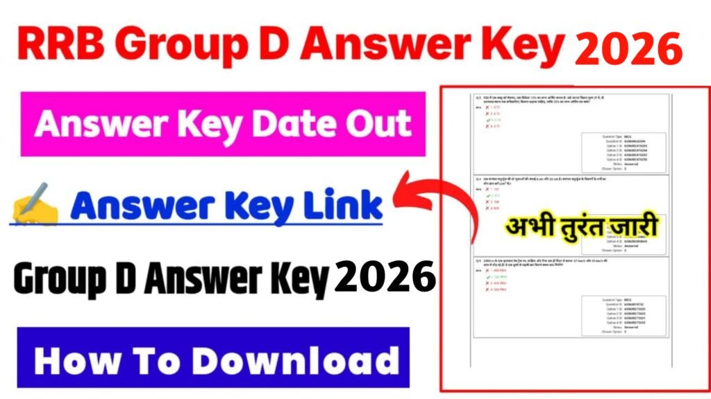 RRB Group D Answer Key 2026