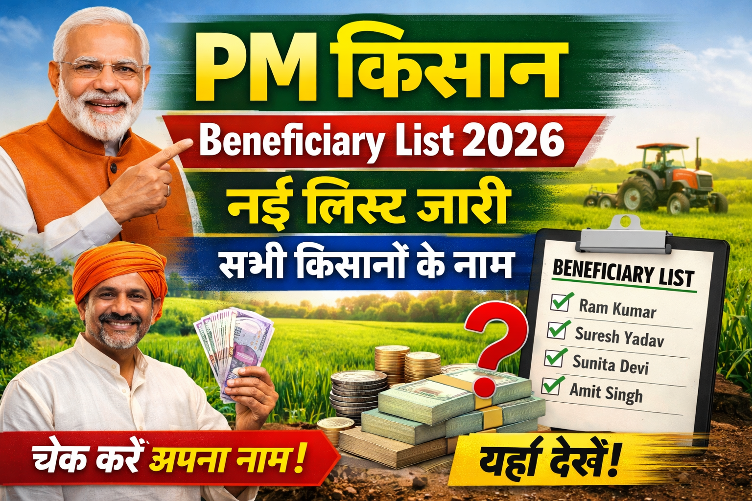PM Kisan Beneficiary List 2026