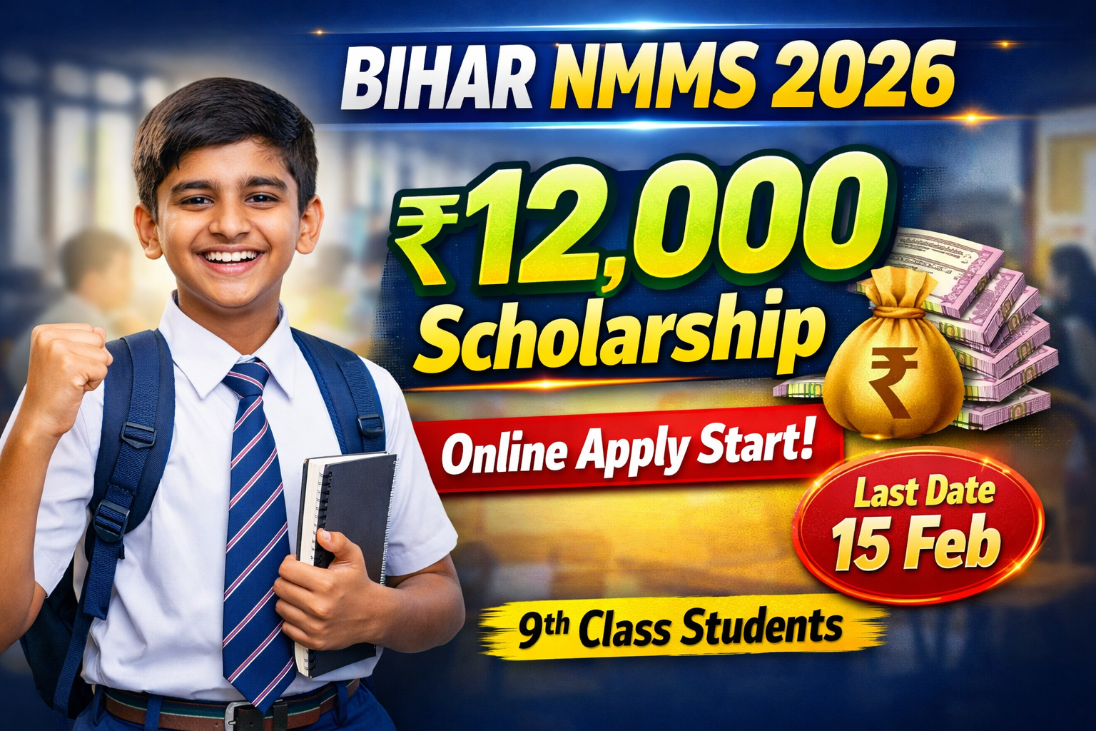 Bihar NMMS Scholarship 2026