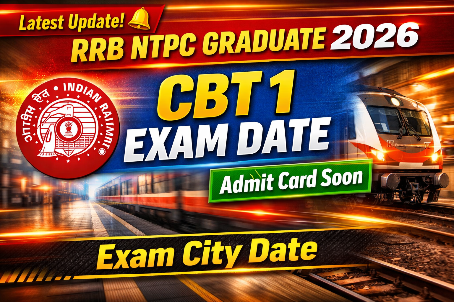RRB NTPC Graduate Admit Card 2026
