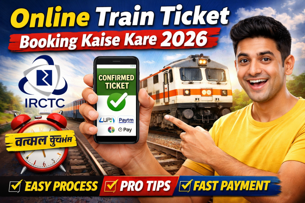 Train Ticket Booking Kaise Kare 2026