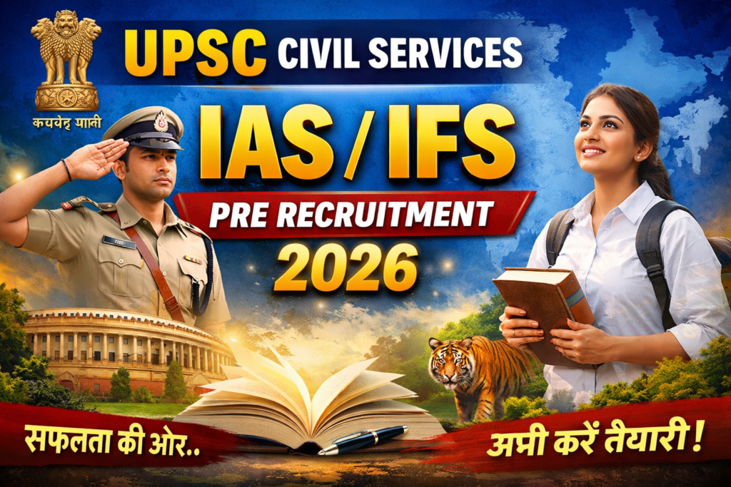 CUPSC Civil Services IAS/IFS Pre Recruitment 2026