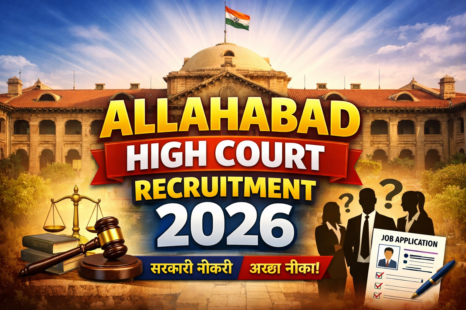 Allahabad High Court Recruitment 2026 – Online Form, Important Dates, Eligibility & Apply Process