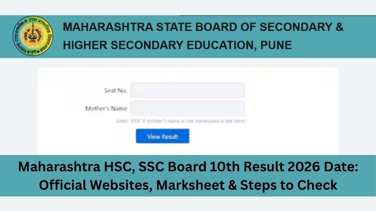 Maharashtra Board 10th Result 2026 (Out) – SSC Result Direct Link, Check Marks @ Official Website