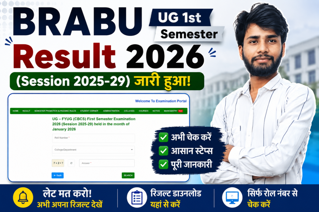 BRABU UG 1st Semester Result 2025 29
