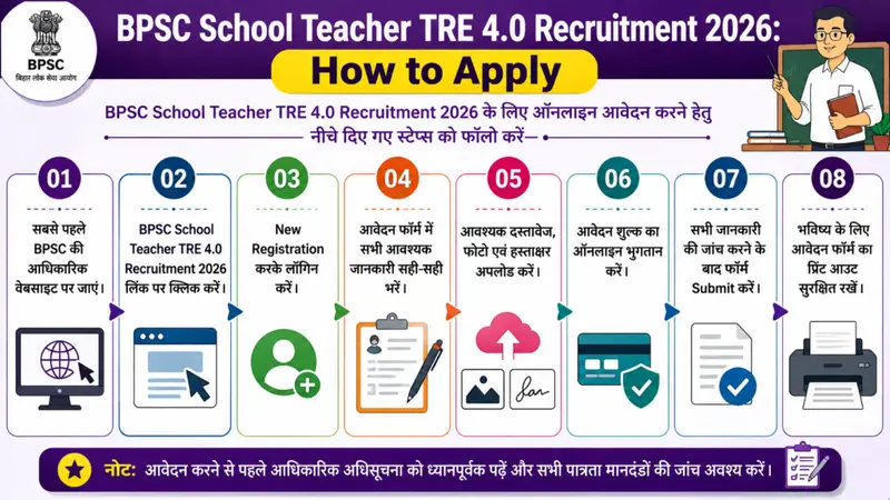 BPSC School Teacher TRE 4.0 Recruitment 2026