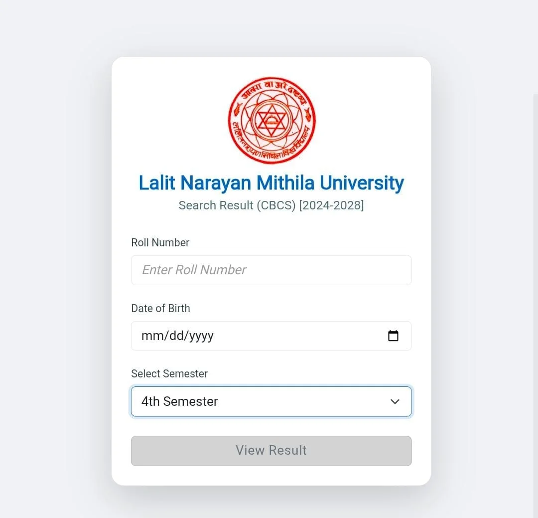 LNMU UG 4th Semester Result 2024-28